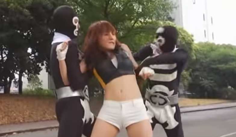 戦隊ヒロインイエローリョナ動画！