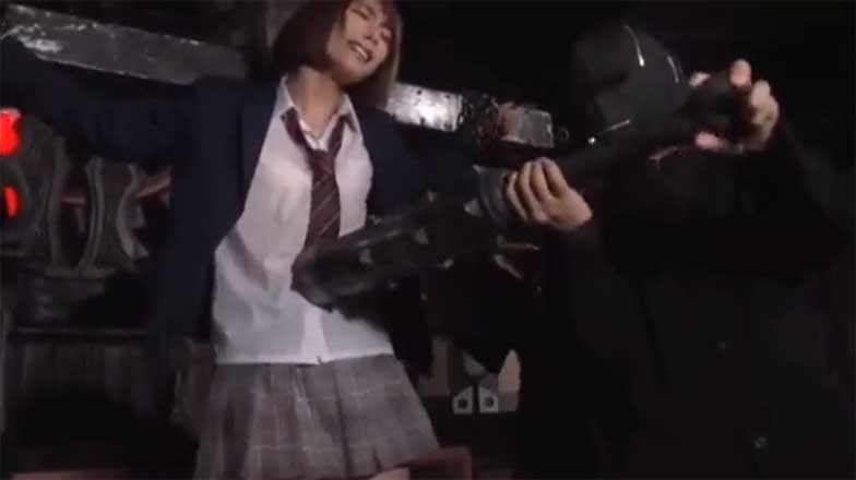 生意気JKが腹バットリンチでボコボコにされちゃう！